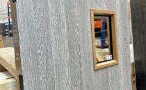 Envirotect Grey Oak Effect Laminate Single Door Set